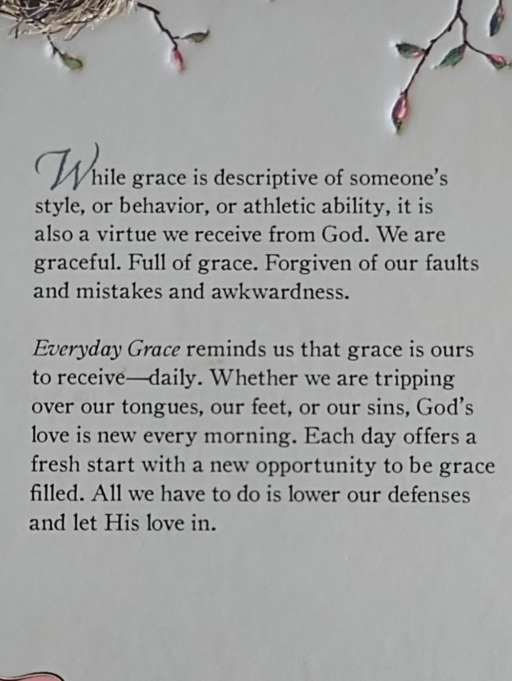 Everyday Grace 60 Devotions Scripture Quotes Art Drawings Ellie Claire Christian - Picture 2 of 11